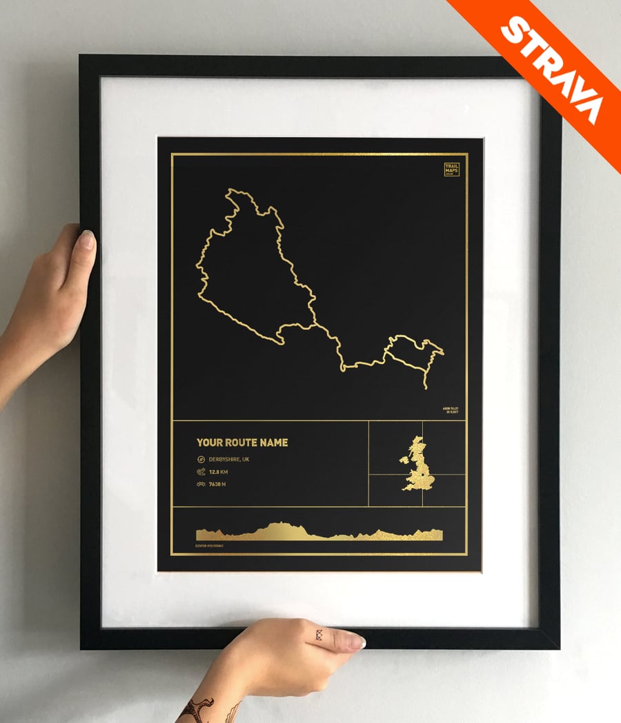 Image of Personalised Gold Foil Art Print