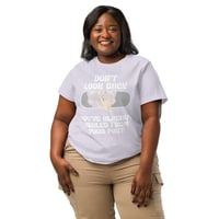Image 5 of Women’s organic ribbed neck PAST HEALING t-shirt