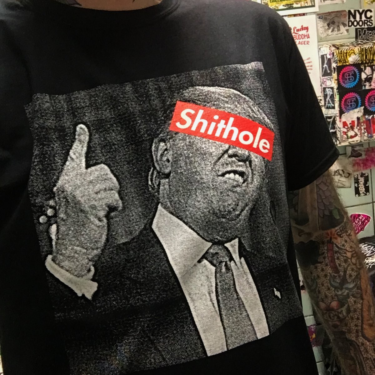 Image of Trump’s a Shithole Shirt