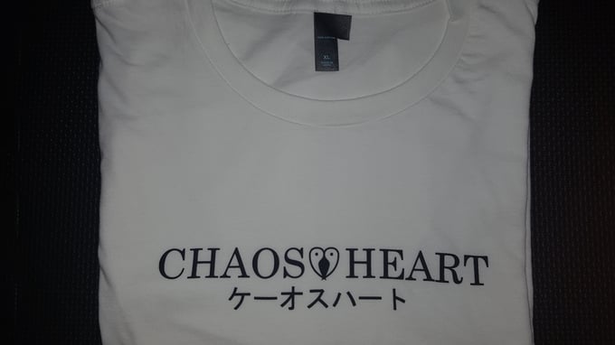 Image of White Chaos Heart T-shirt