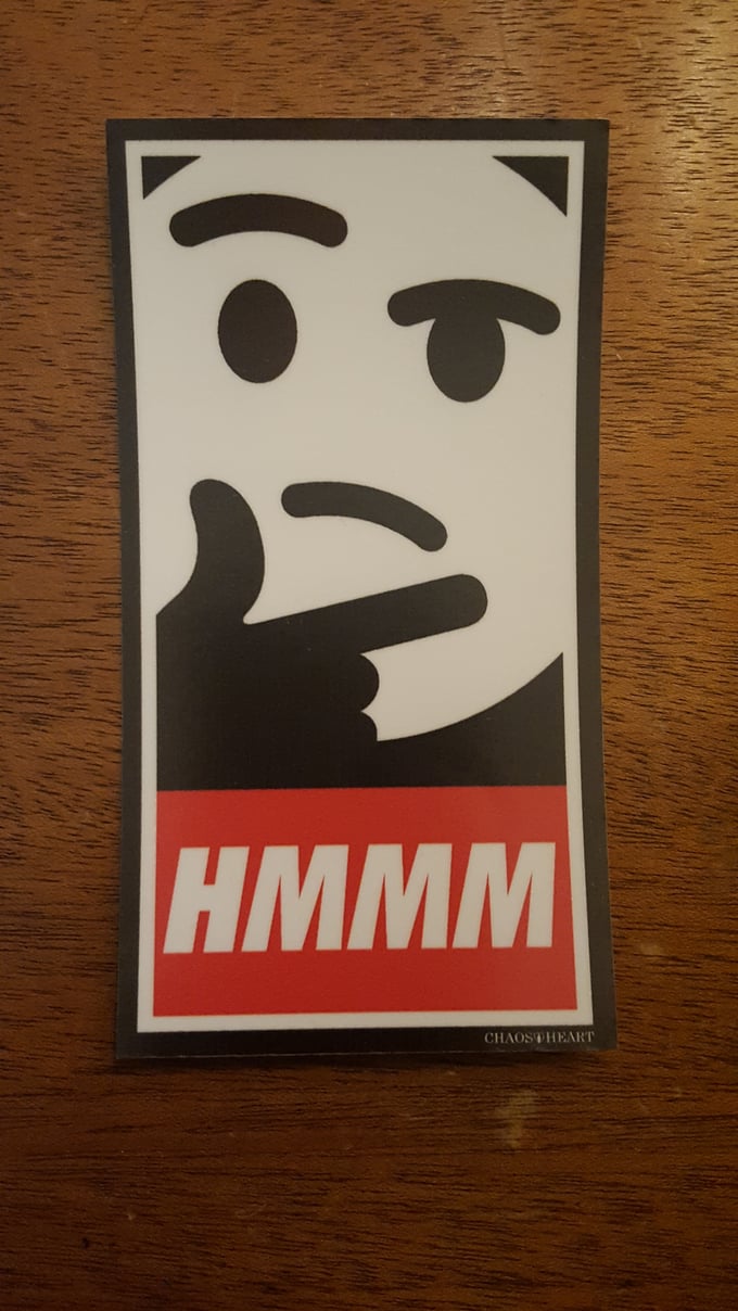 Image of "Hmmm" Sticker