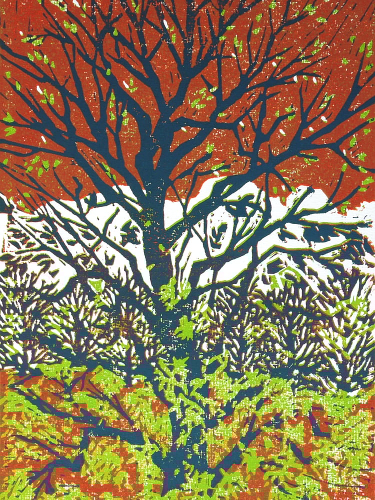 Image of L'ARBRE BLEU - Estampes originales