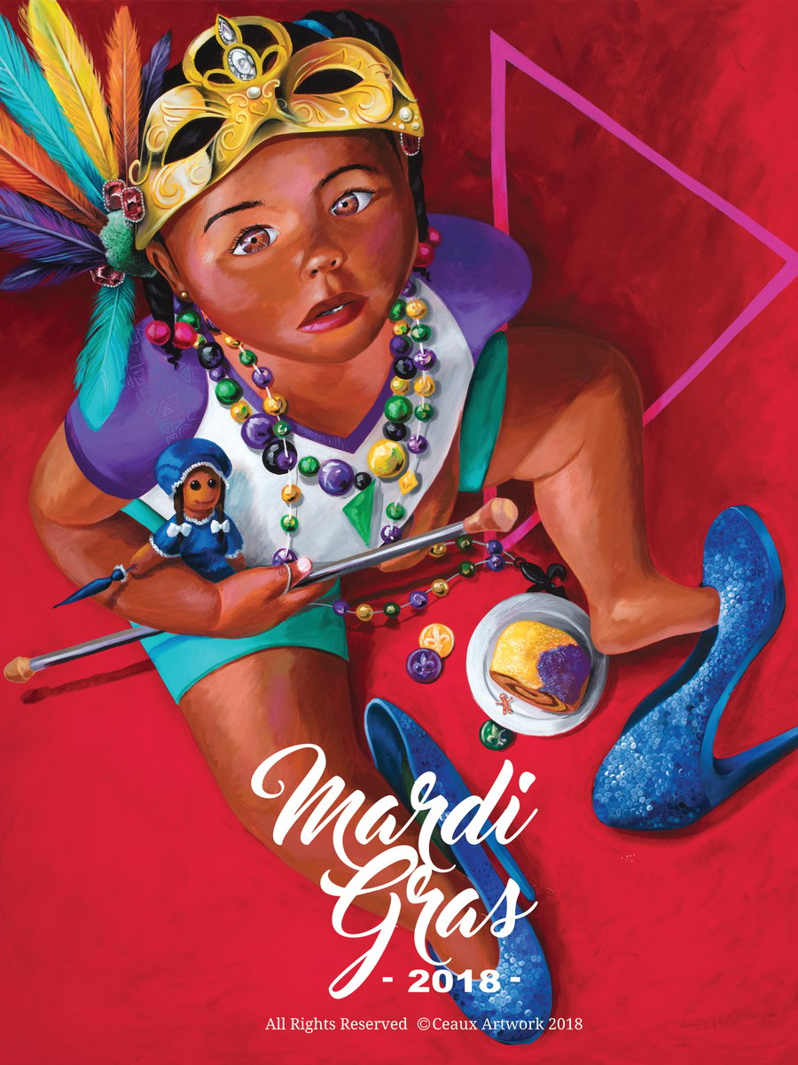 Image of Mardi Gras Poster 2018