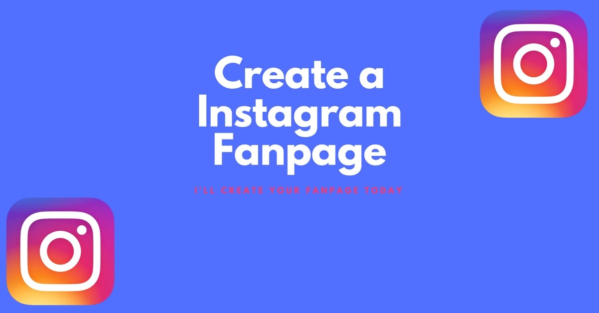 Image of Instagram Fan page! Very much needed to have your business noticed in 2018