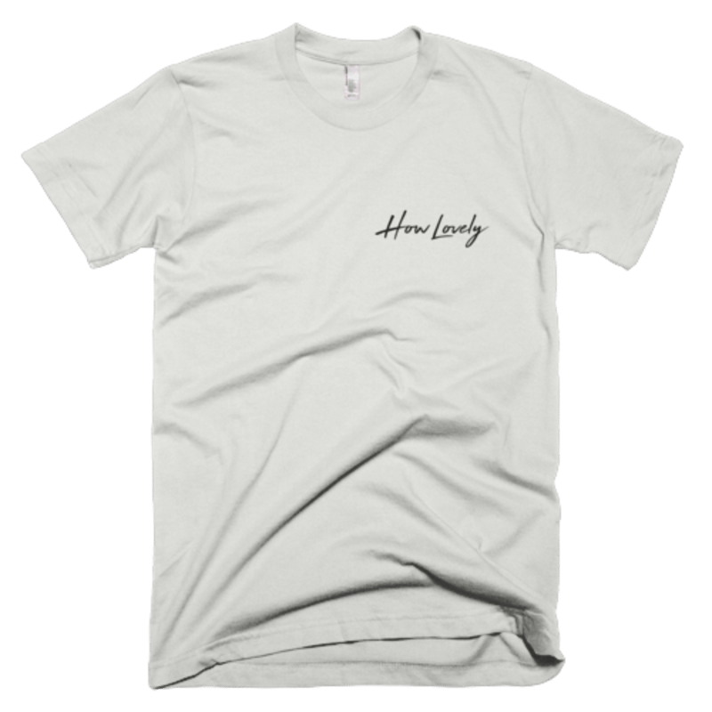 Image of .:. Mens How Lovely Signature T-Shirt .:.