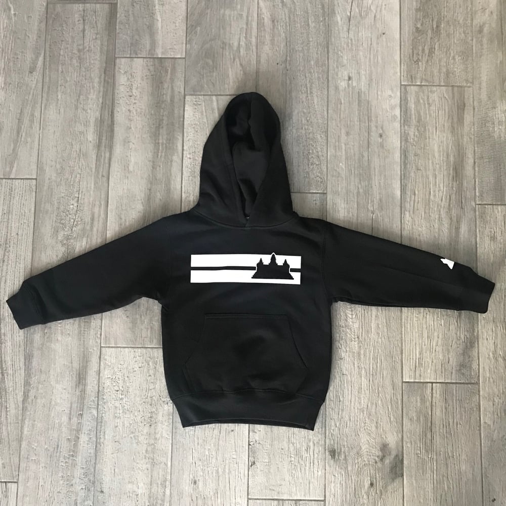 Image of Youth Double Striped Pullover Hoodie