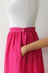Image of SOLD Pink Geometric Dynamic Squares Skirt