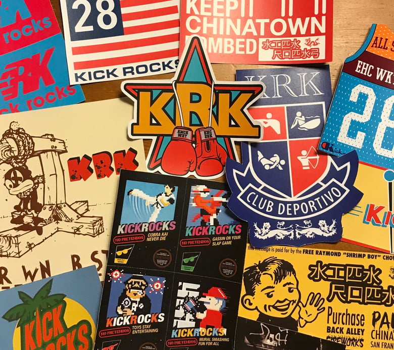 Image of Kick Rocks Sticker Pack