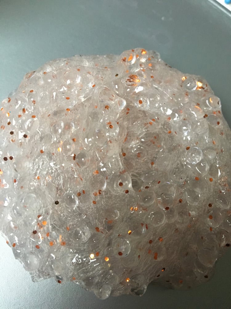 Image of Digging for treasure ~ fishbowl slime with copper glitter