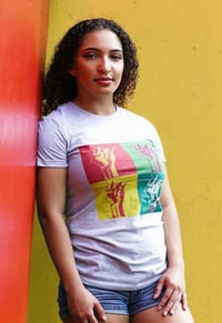 Image 2 of Womens Color Warhol Logo T-Shirt