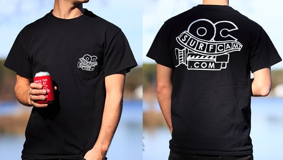 Image of Black Pocket Tee