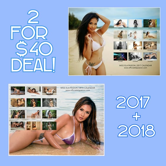 Image of 2 for 40$ - 2017 + 2018 Calendar SALE!!