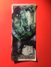 Hulked Money Art