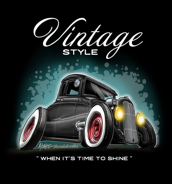 Image of Vintage Style 5 window coupe