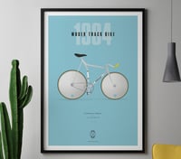 Image 1 of Moser's track bike A3 or A4 print - by Parallax