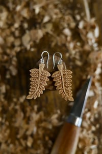 Image 5 of   Fern Leaf Earrings