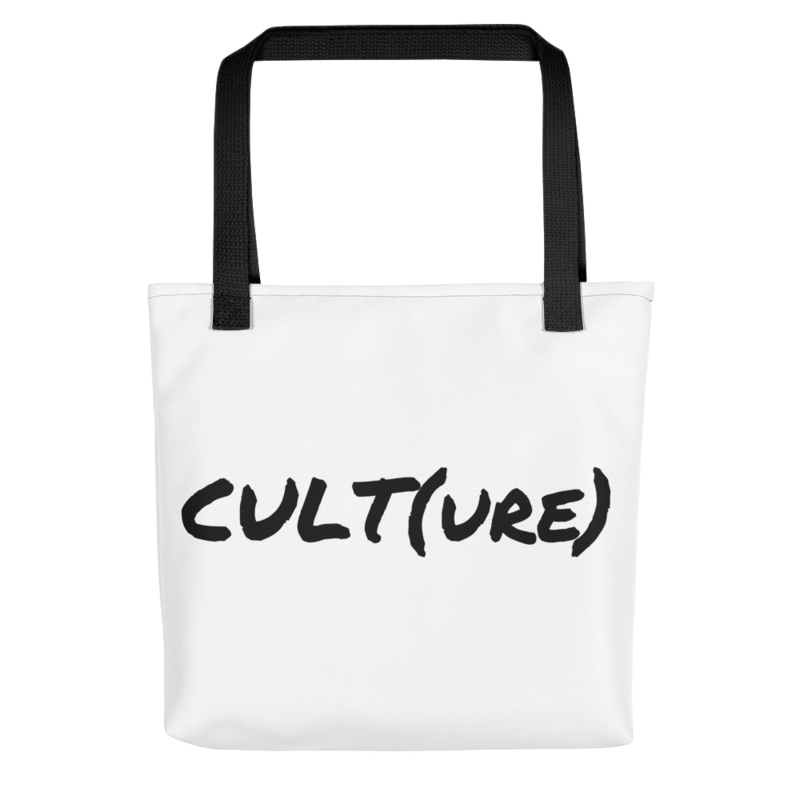 White And Black Diag Tote Bag - GBNY