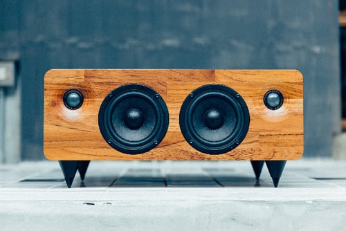 Image of MIN7 : The Multi-function Handmade Wooden Speaker-teak