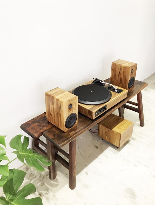 Image of TT8 - The Best Wooden Multi-Functional Turntable Audio System