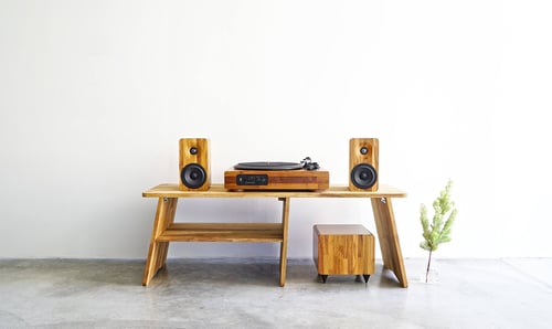 Image of TT8 - The Best Wooden Multi-Functional Turntable Audio System