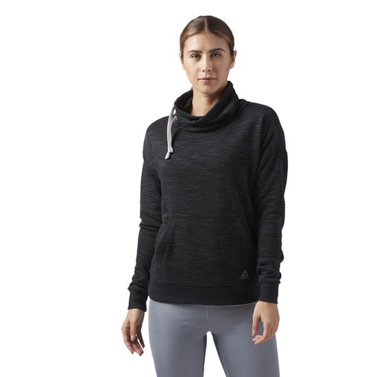 reebok cowl neck sweatshirt