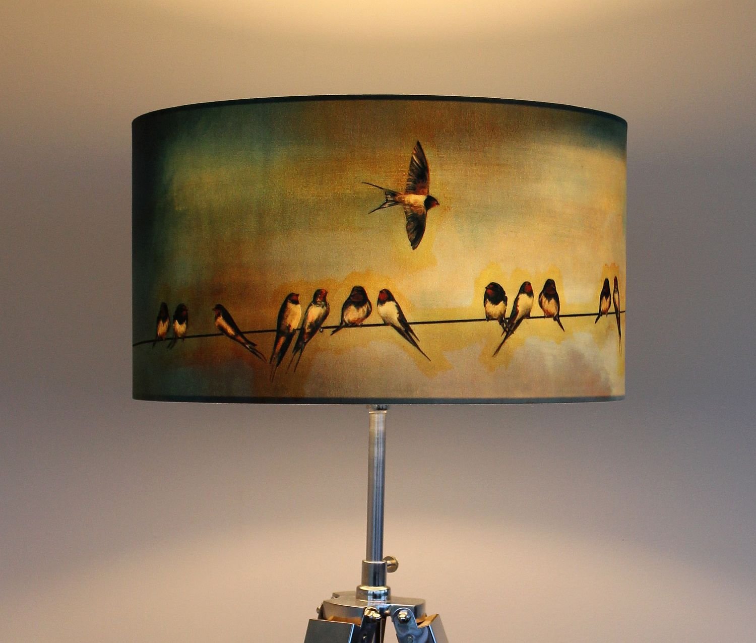 Drum lamp shades with deals european fitting