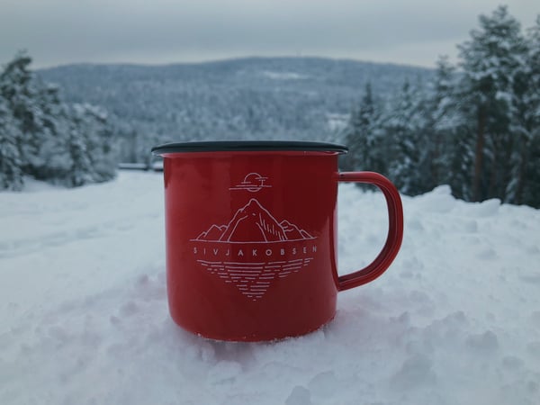Image of The Nordic Mellow Red Enamel Mug