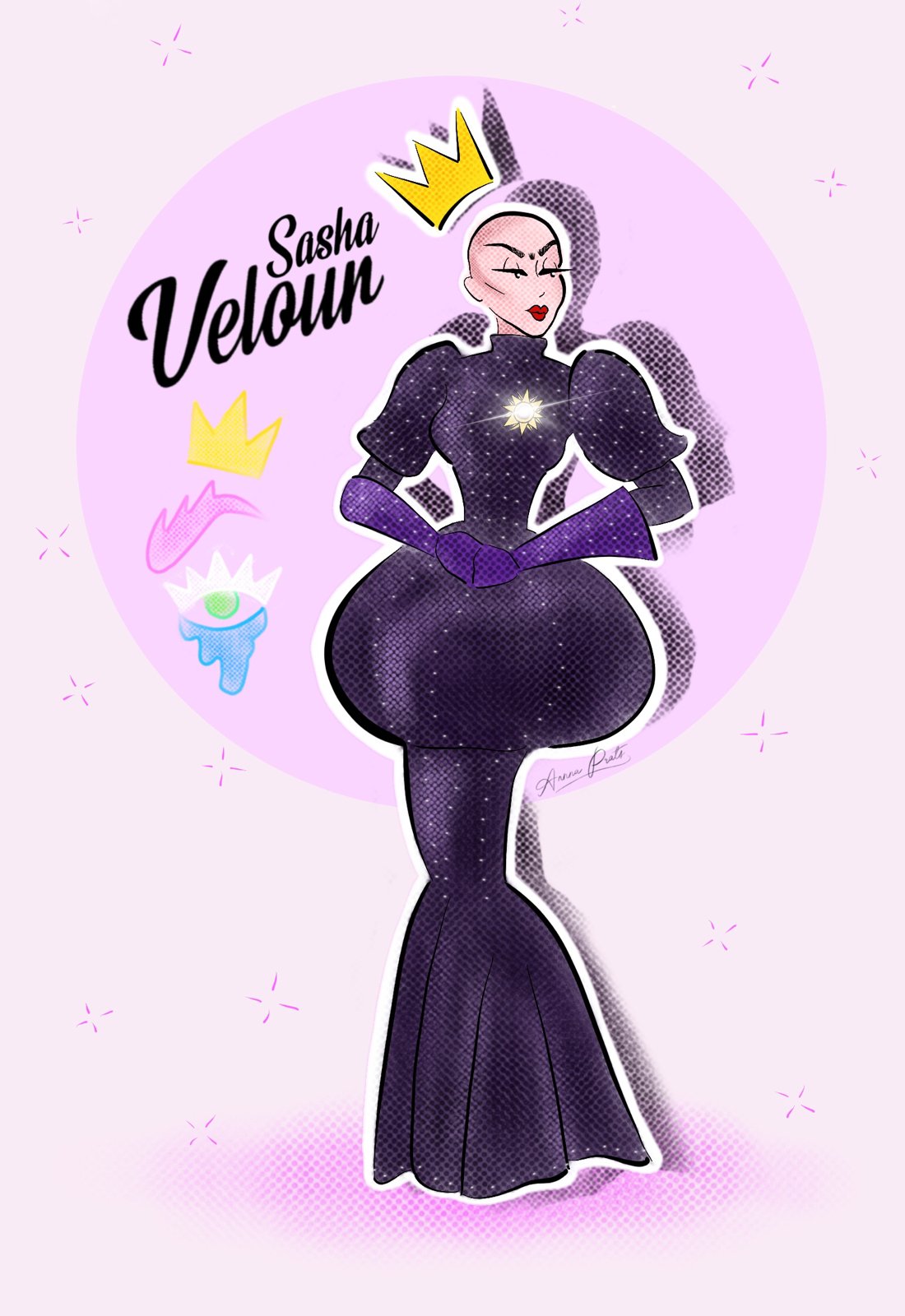 Image of Sasha Velour Art Print