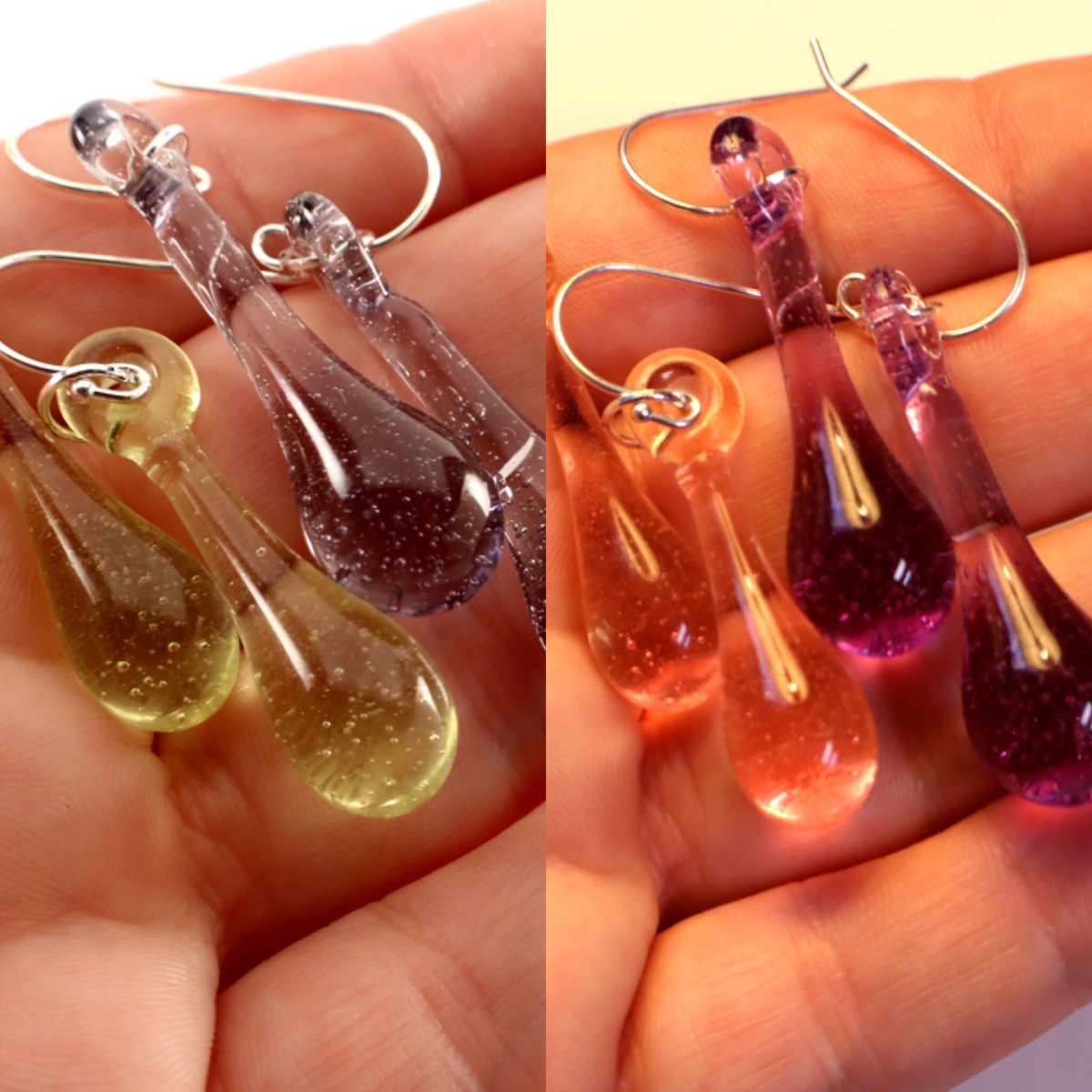Elongated Drop (Lachrymiform) Earrings