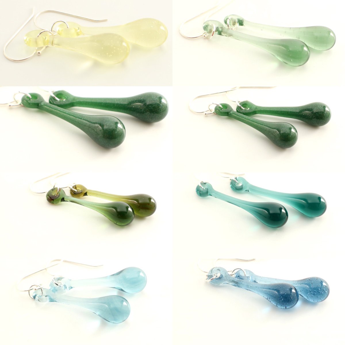 Elongated Drop (Lachrymiform) Earrings