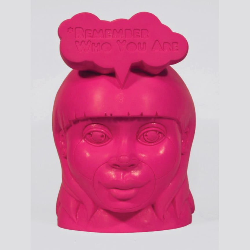 Image of Remember Sculpture (Bubblegum Pink finish)
