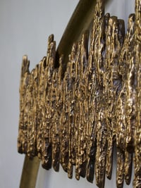 Image 5 of Sculptural Headboard with Bed Frame by Frigerio