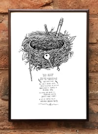 Image of Andrea Gibson Print: 'Nest' / A4