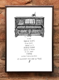 Image of Andrea Gibson Print: 'Piano' / A4