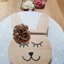 Isabelle Burnt Edge Chiffon Flower Headband 