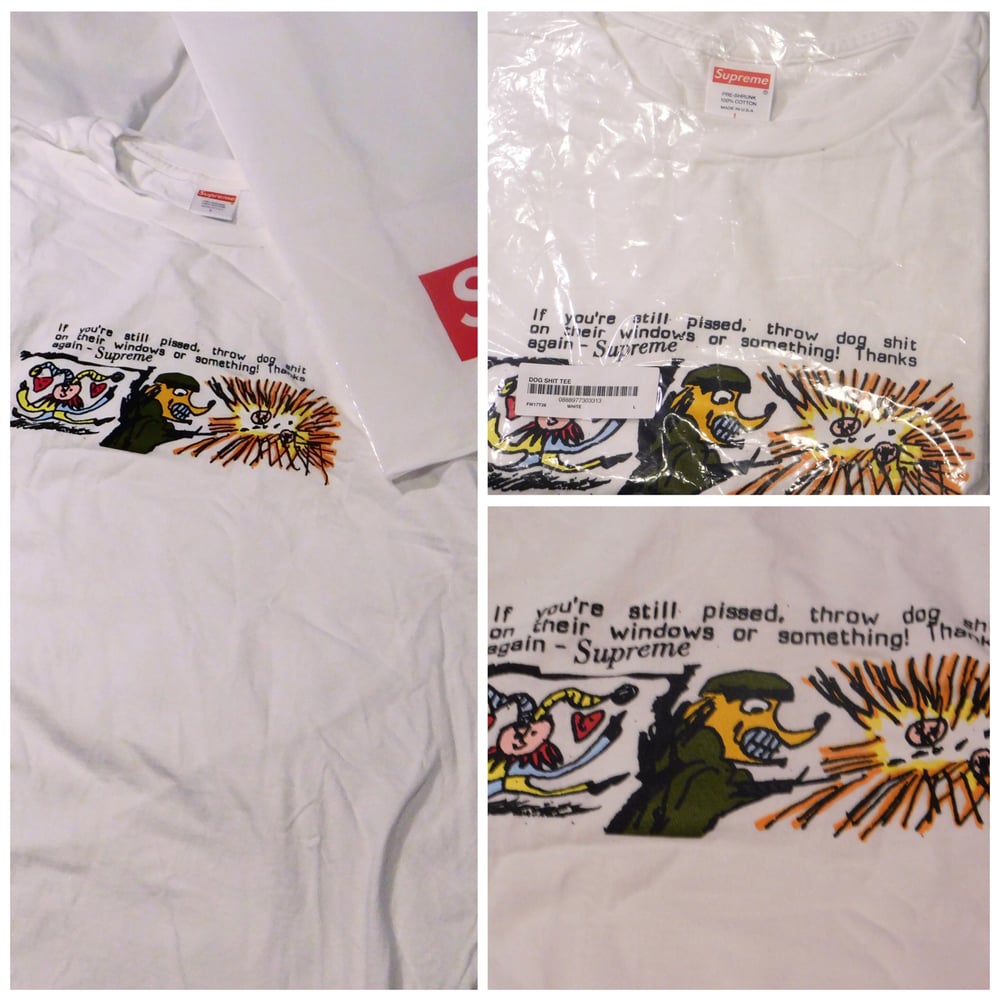 Image of Supreme dog shit tee fw17