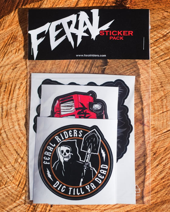 Image of "FERAL" STICKER PACK