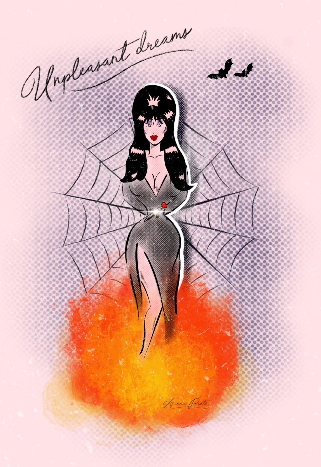 Image of Elvira Mistress of the Dark Art Print