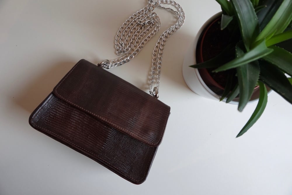 Image of Brown Mini Tee Bag