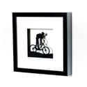 Framed Mountain Bike Scene