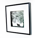 Framed Stag In The Forest