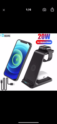 20W Wireless Charger Stand For IPhone 