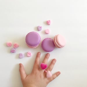 Image of Valentines Ring in Macaron Container 