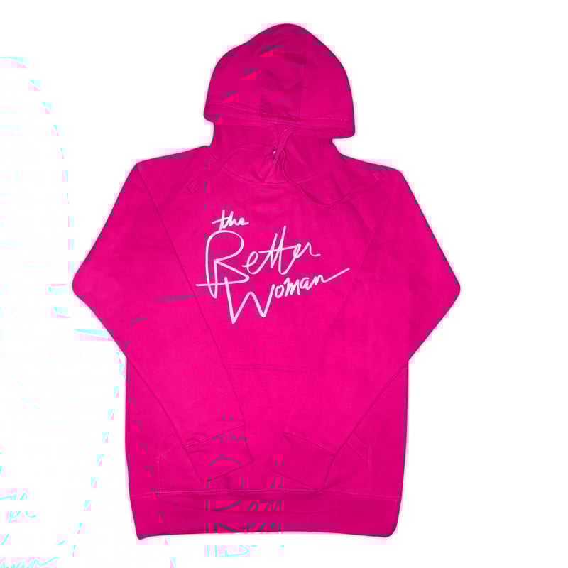 Image of Hot Pink x White (HOODIE) tBW
