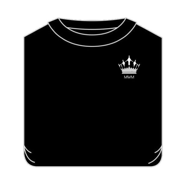 Image of "ROYAL" Tee embroded black
