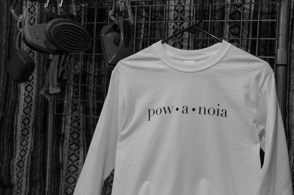 Image of Powanoia White Long Sleeve T-Shirt