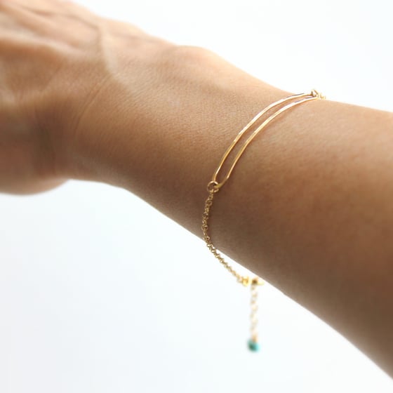 Image of open bar bracelet