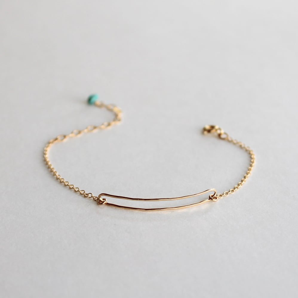 Image of open bar bracelet