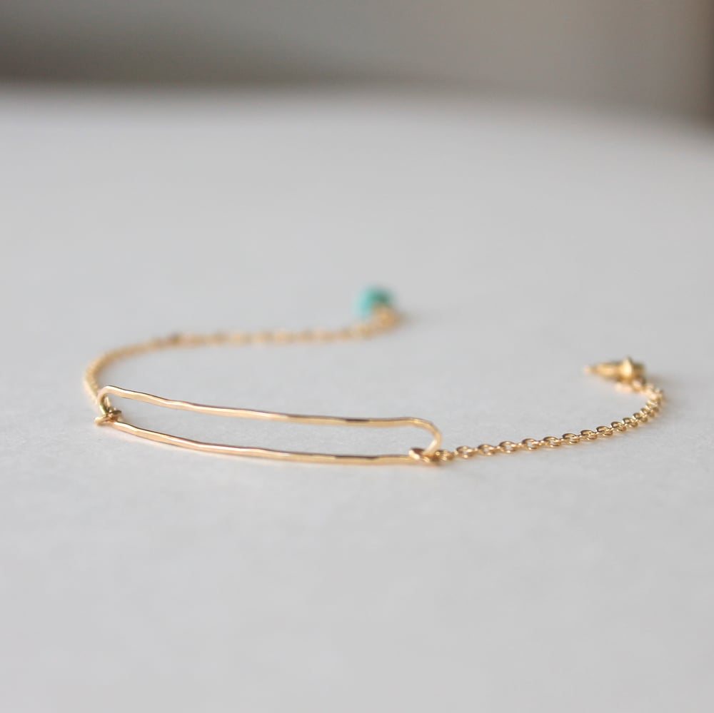 Image of open bar bracelet