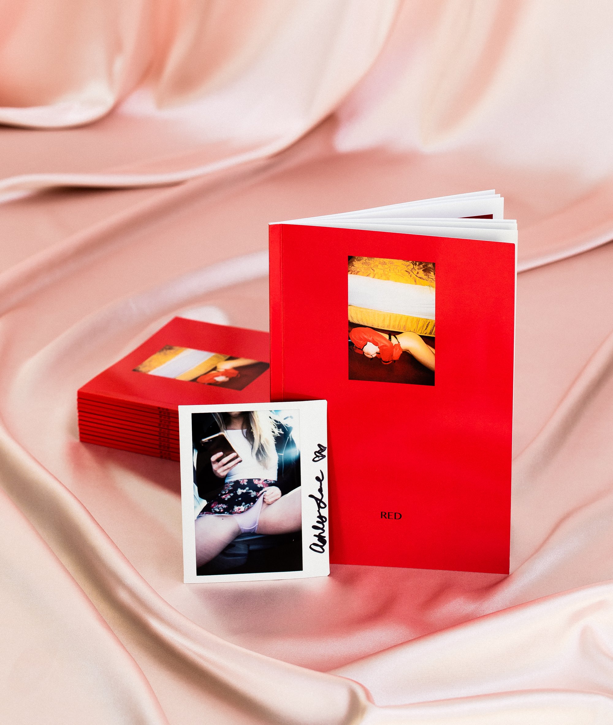 RED - ZINE + signed POLAROID | Beau Roulette